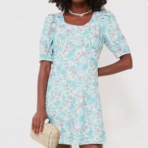 NWT Tuckernuck Hyacinth House Sallie Dress l Pastel Floral Mini Dress Size Large